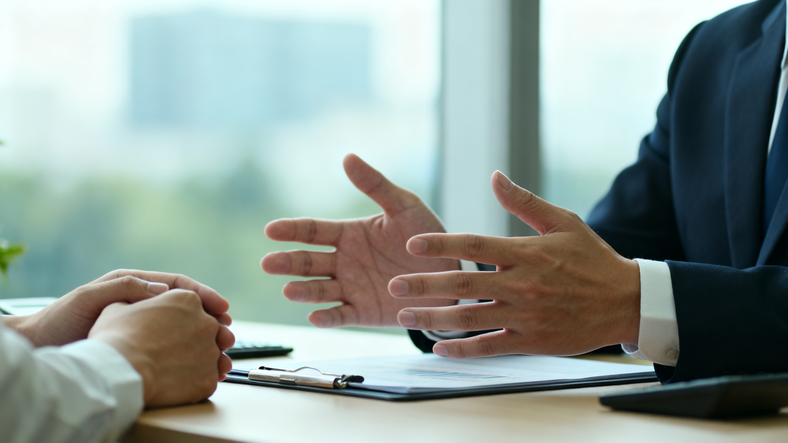 Consultor explicando o funcionamento de um título de renda fixa